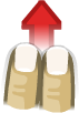 Gesture Scroll Up